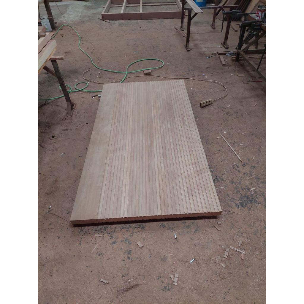 Pintu flat kayu kamper samarinda oven