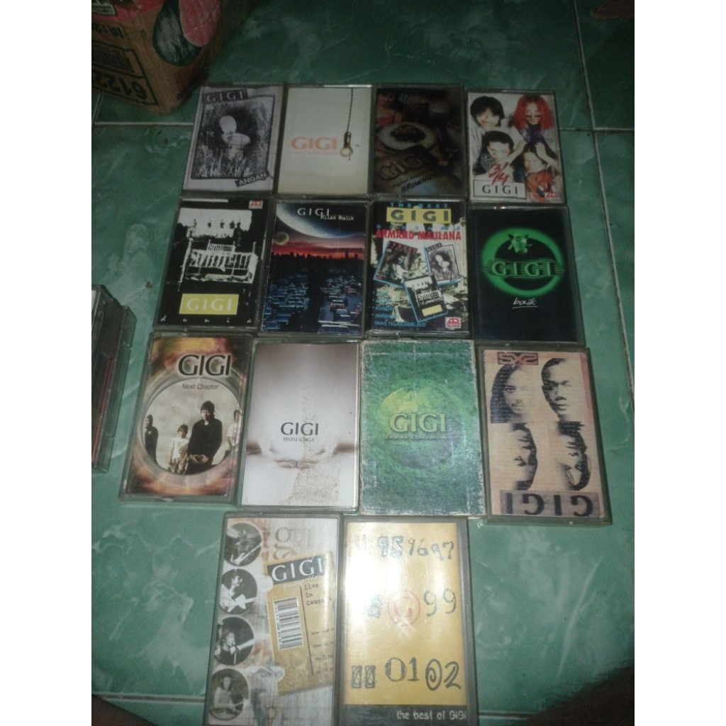 kaset pita Gigi borong 14 kaset