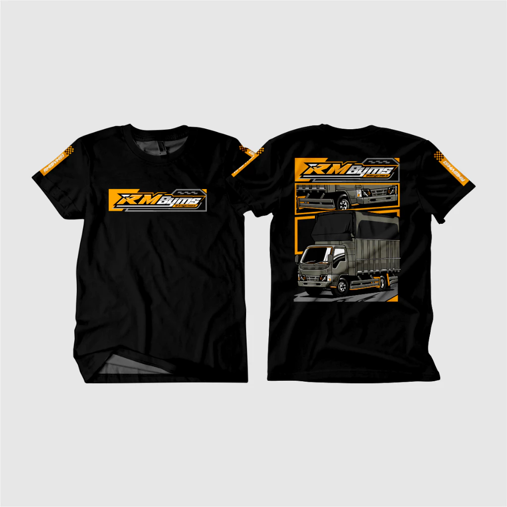 Kaos Truk RM Banyumas  Kaos Distro Truck Driver Katun Combed 24s Premium Terbaik | Unisex