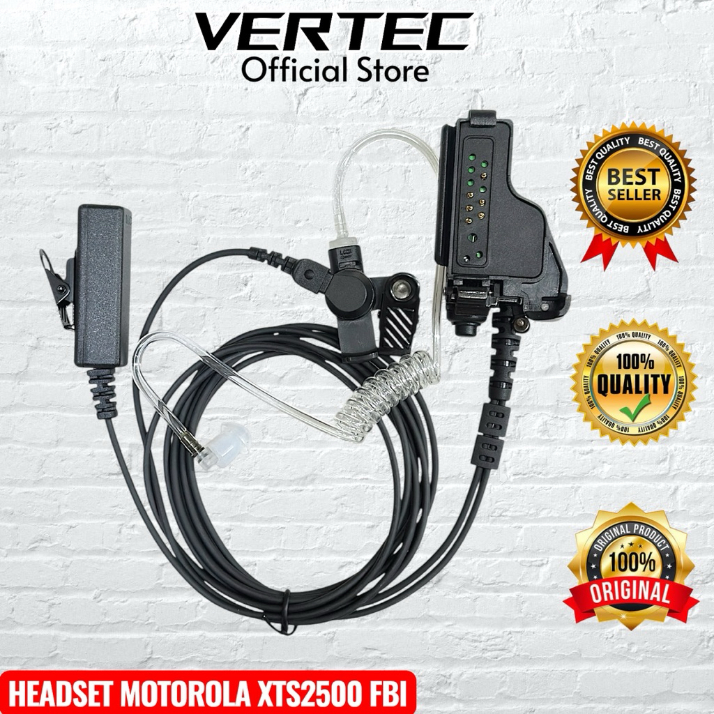 Headset FBI HT Motorola XTS2500 XTS3000 Headseat Headfree Hetset Earphone XTS 2500 3000