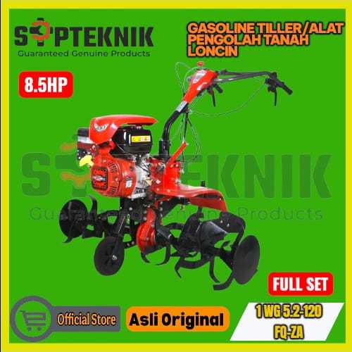 MINI TRAKTOR MESIN BAJAK TANAH 1 WG 5,2-120 FQ-ZA FULL SET 8,5HP LONCIN