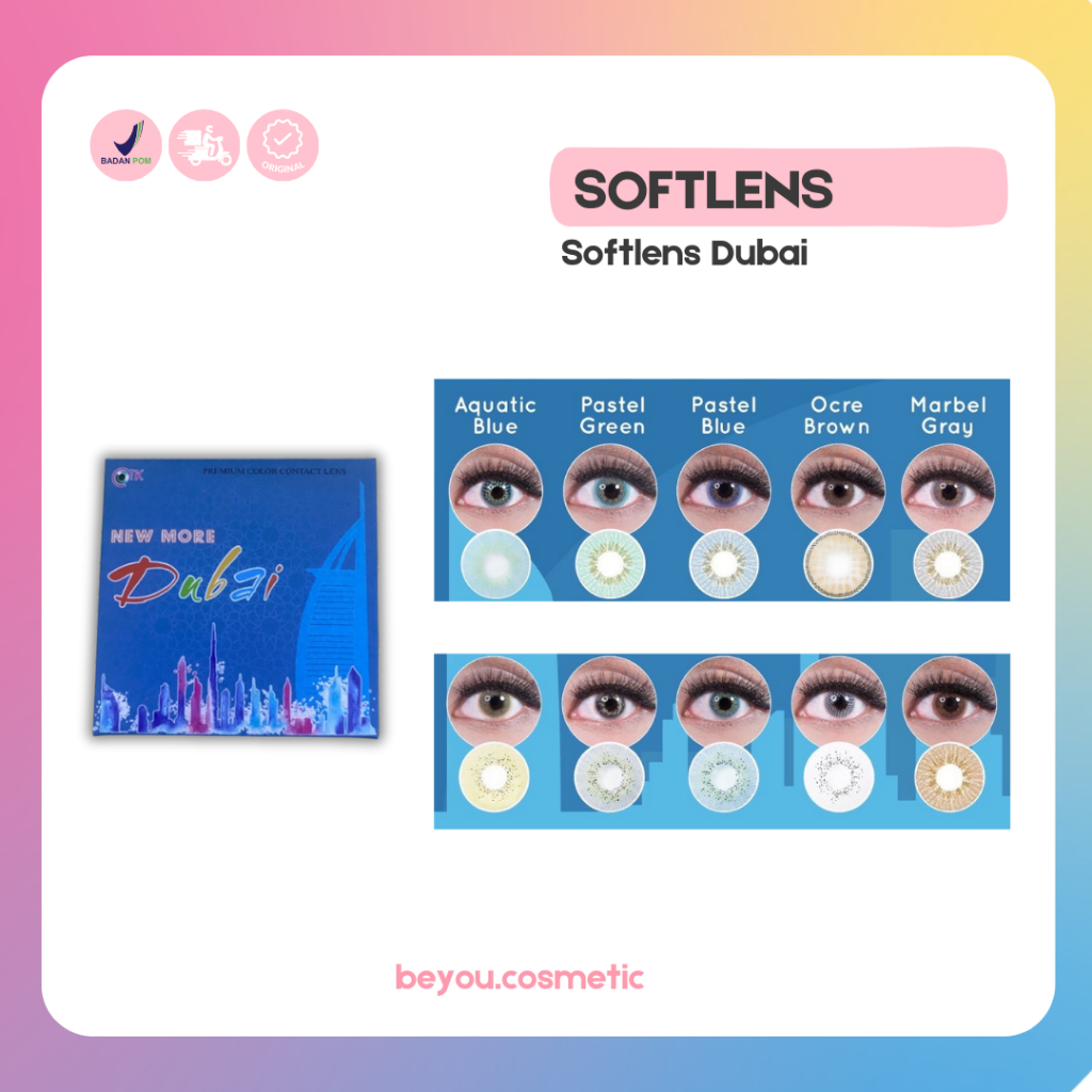 DUBAI Softlens Lensa Mata NORMAL