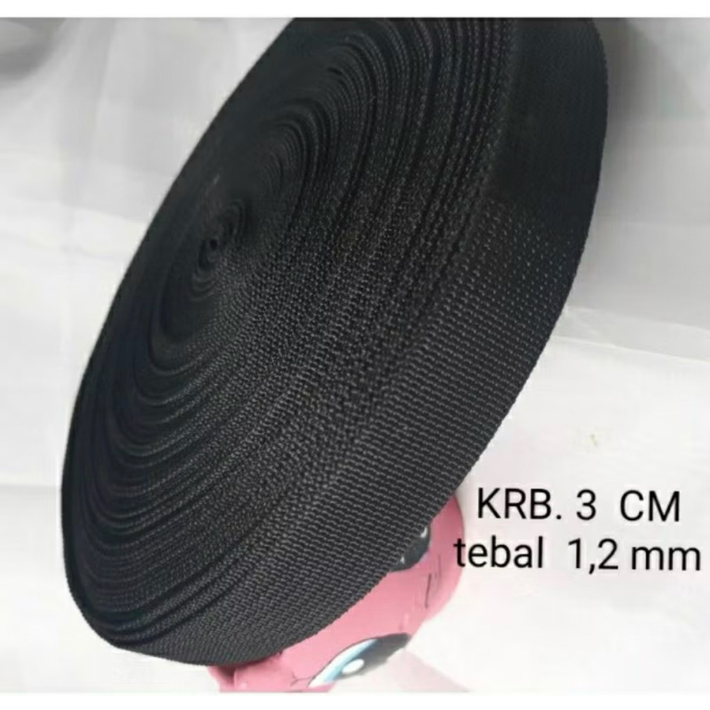 webbing tebal tali bisban 3 cm webbing KRB3 bisban murah