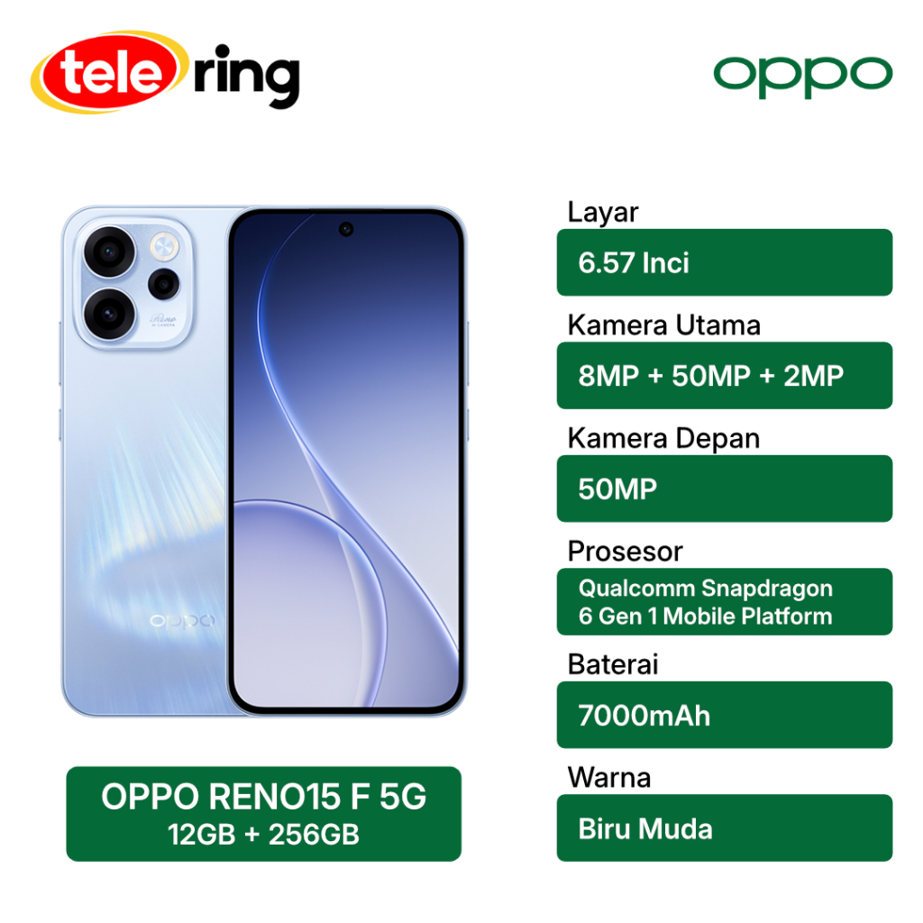 HP OPPO RENO 15F 5G 12/256GB