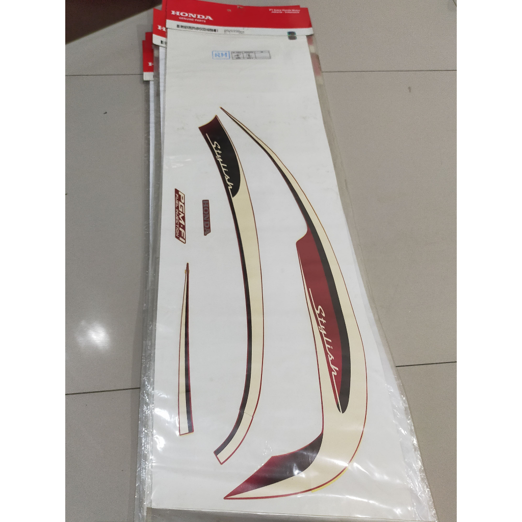 STRIPING SCOOPY 871X01K16A00ZCR ORI AHM