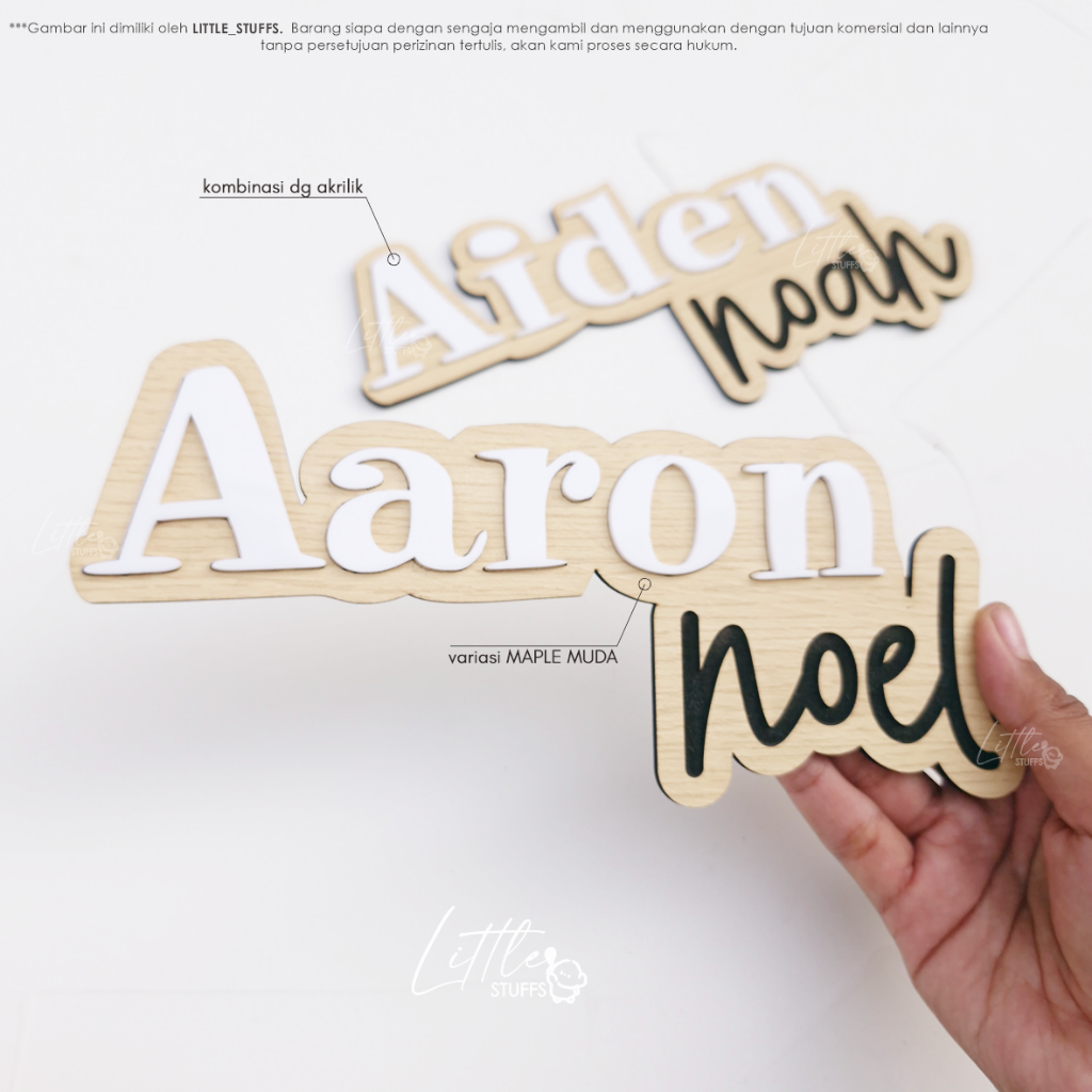 Newborn baby announcement kelahiran bayi nama | NEWBORN PLAQUE | Papan Nama Bayi