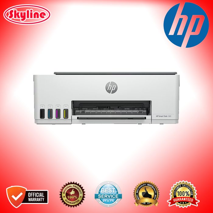 Printer HP Smart Tank 580 Print Scan Copy Wireless SmartTank580 Garansi Resmi