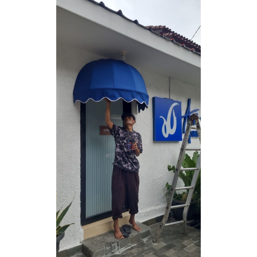 kanopi kain jendela model dome