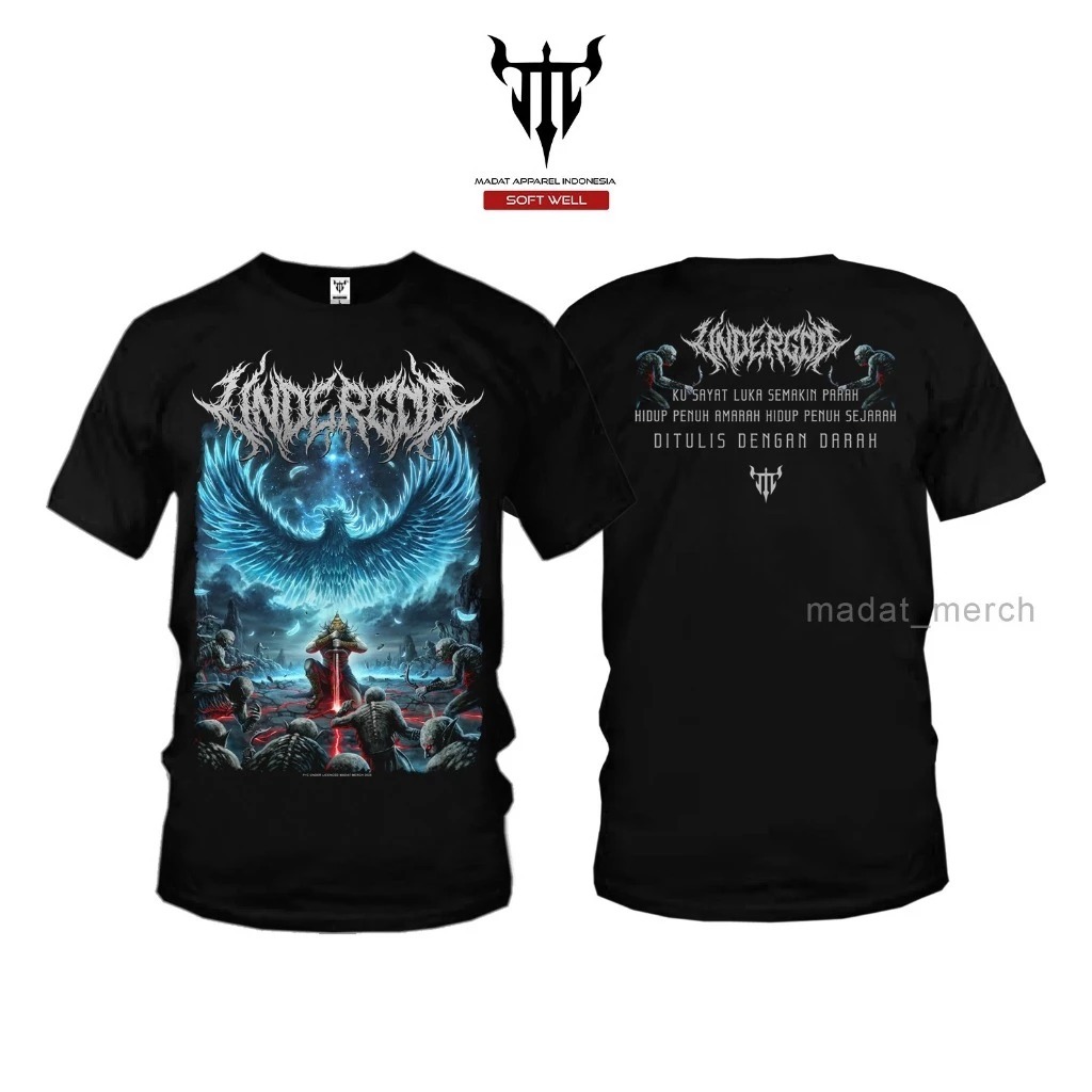 TSHIRT UNDERGOD - DI TULIS DENGAN DARAH