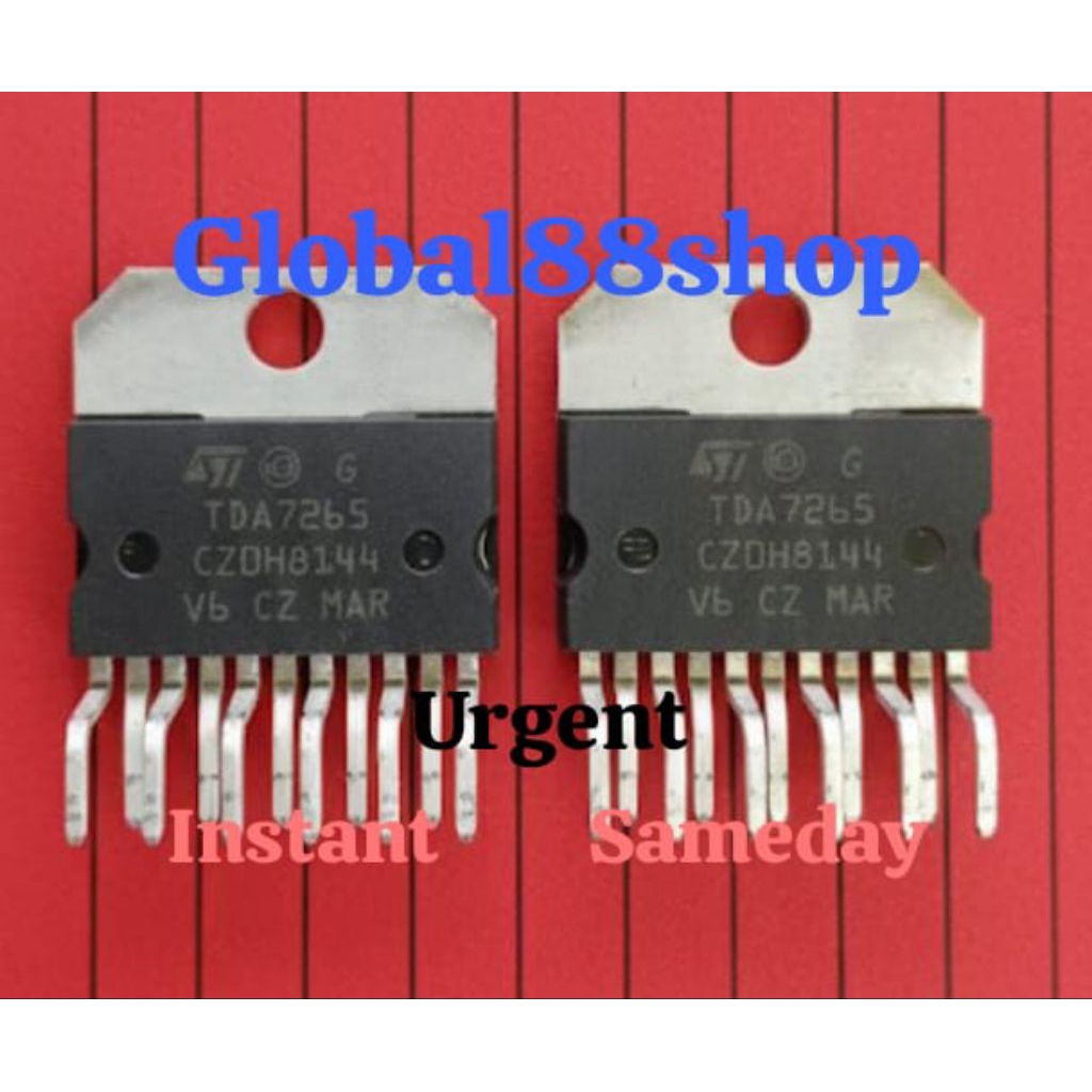 TDA7265 IC TDA 7265 TRANSISTOR TDA7265 ORI AUDIO STEREO AMPLIFIER