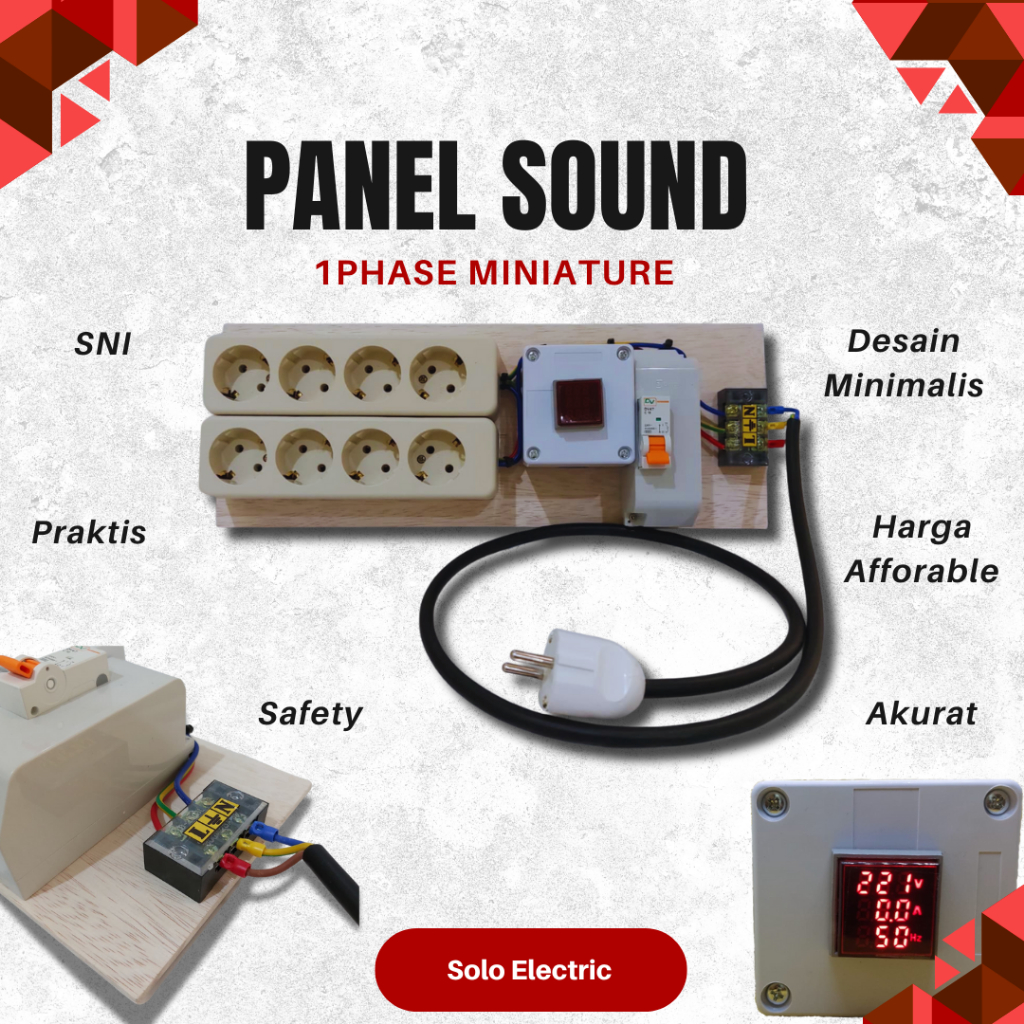 Panel Sound 1 Phase / Panel Listrik 1 Phase