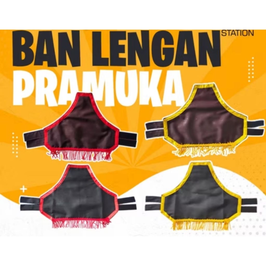 Ban Lengan Pramuka / Ban Tangan Pramuka perekat ready 4 warna