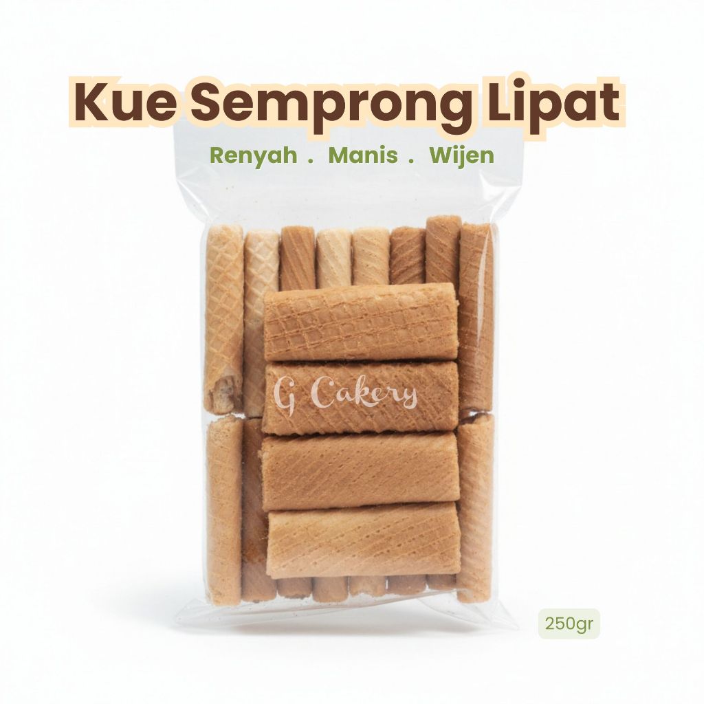 Kue SEMPRONG LIPAT / Kue Semprong Dompet