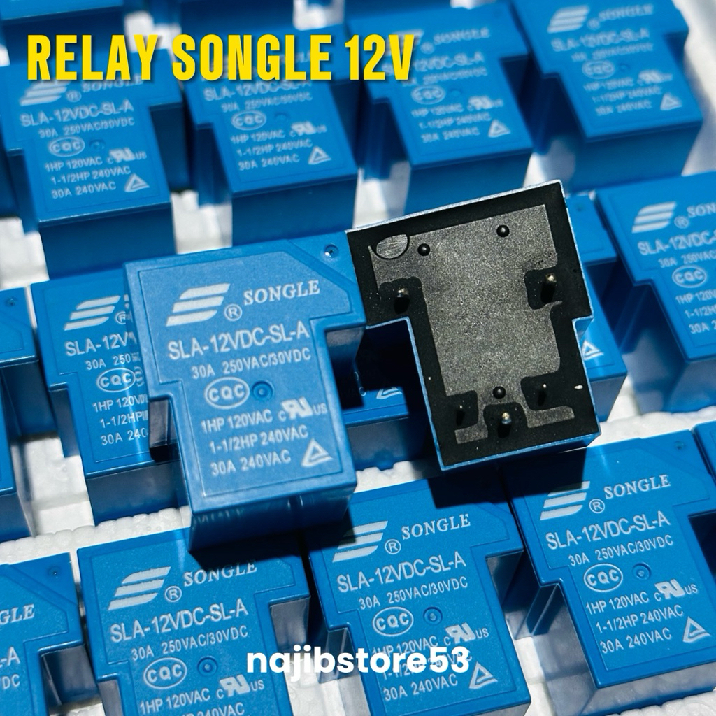 Relay Kodok 5Pin SONGLE 12V ORIGINAL