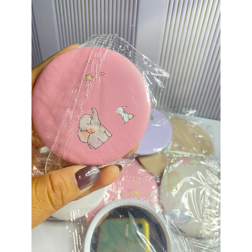 Cermin bulat mini / Cermin bulat traveling / Cermin bulat souvenir / Cermin bulat mini