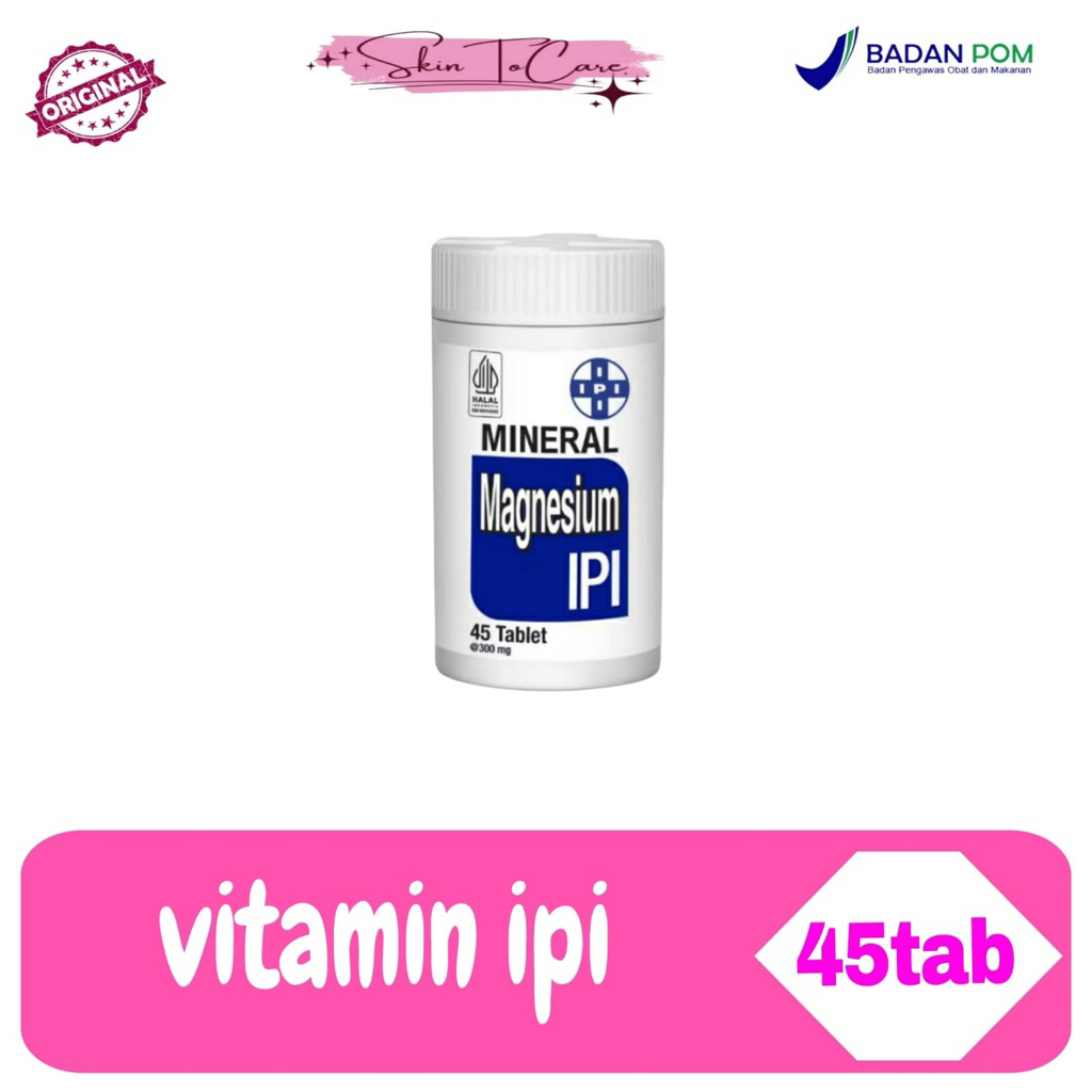 Ipi Magnesium_ Botol 45 Tablet
