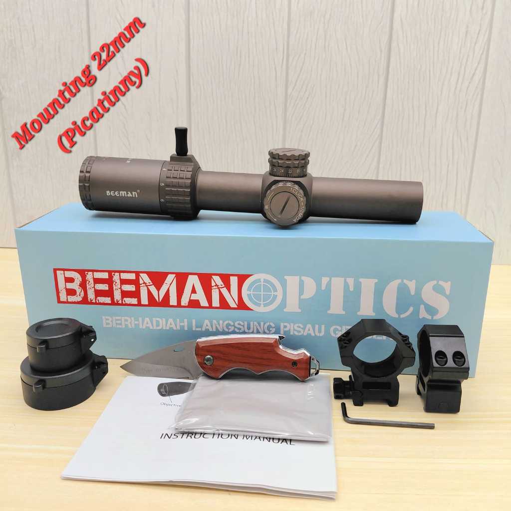 Telescope Beeman Optics 1-6x24 IR Wolf Brown / Teleskop Buntung Beeman