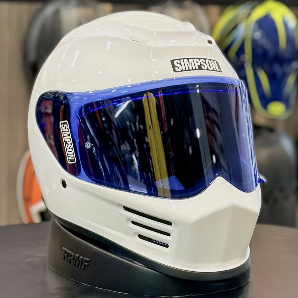 Helm SIMPSON Speed Flat Black/White