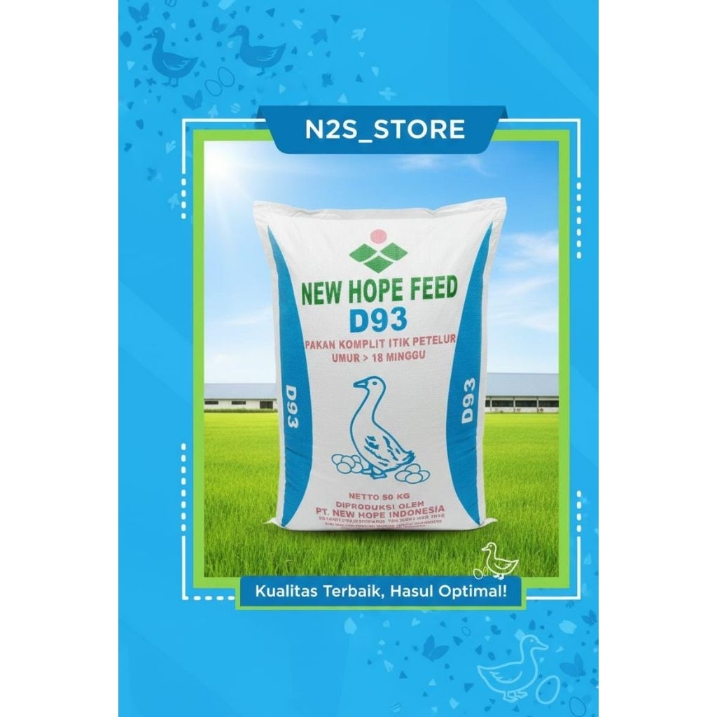 Pakan Bebek Petelur D93 New Hope 50kg