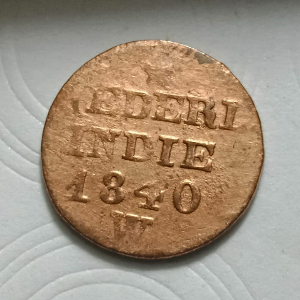 PROMO 1840 NEDINDIE 1CENT ERA WILLEM BELANDA KOLEKSI KUNO MURAH BANYAK DICARI KOLEKTOR STOK TERAKHIR