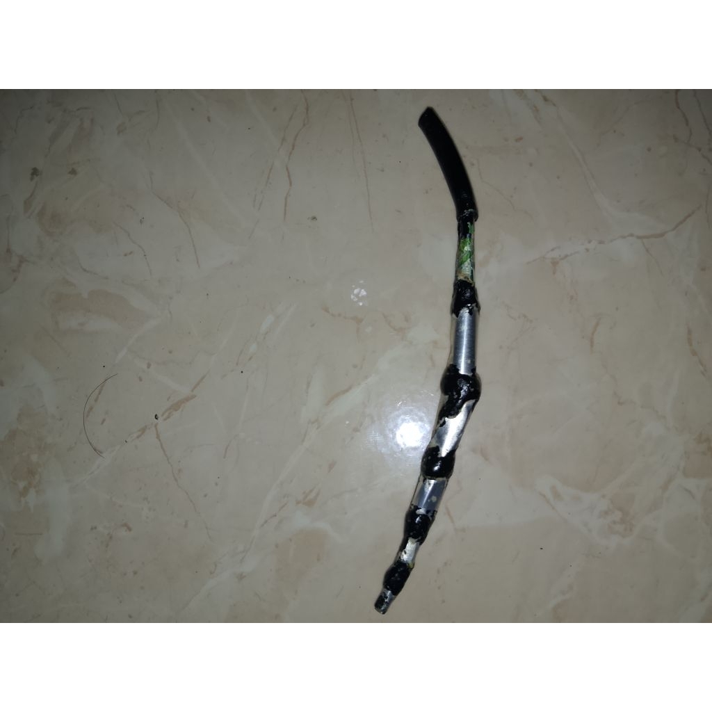 Knalpot miniatur mesin 2 tak mini dari kompresor kulkas mesin 2 tak mini.