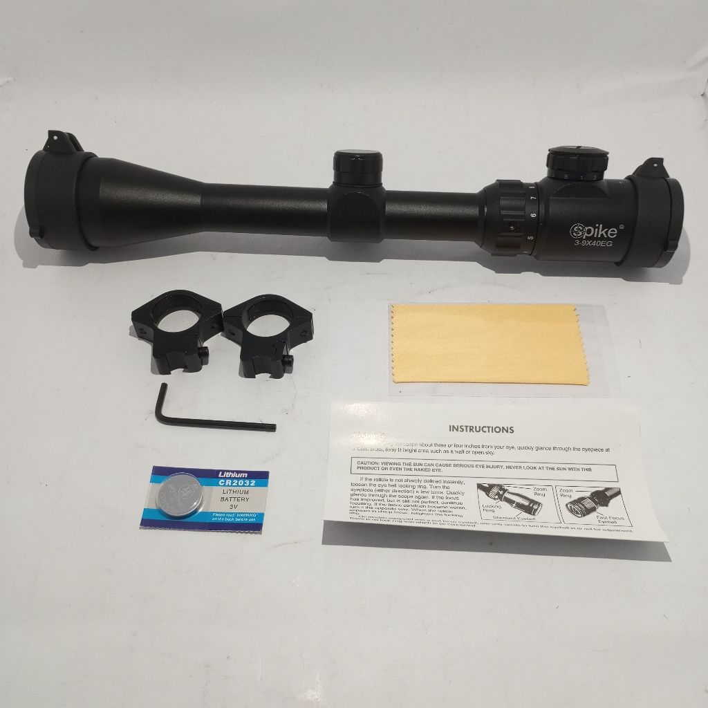 Teleskop Spike 3-9x40EG HK Crossfire mounting single Baut Rell 11