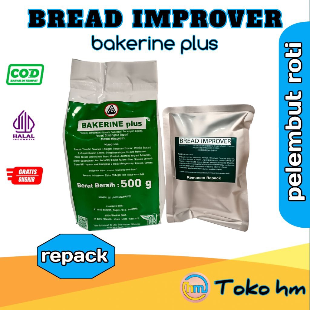 (BARU)Pelembut donat Brand Improver bakerine plus  kemasan Repack