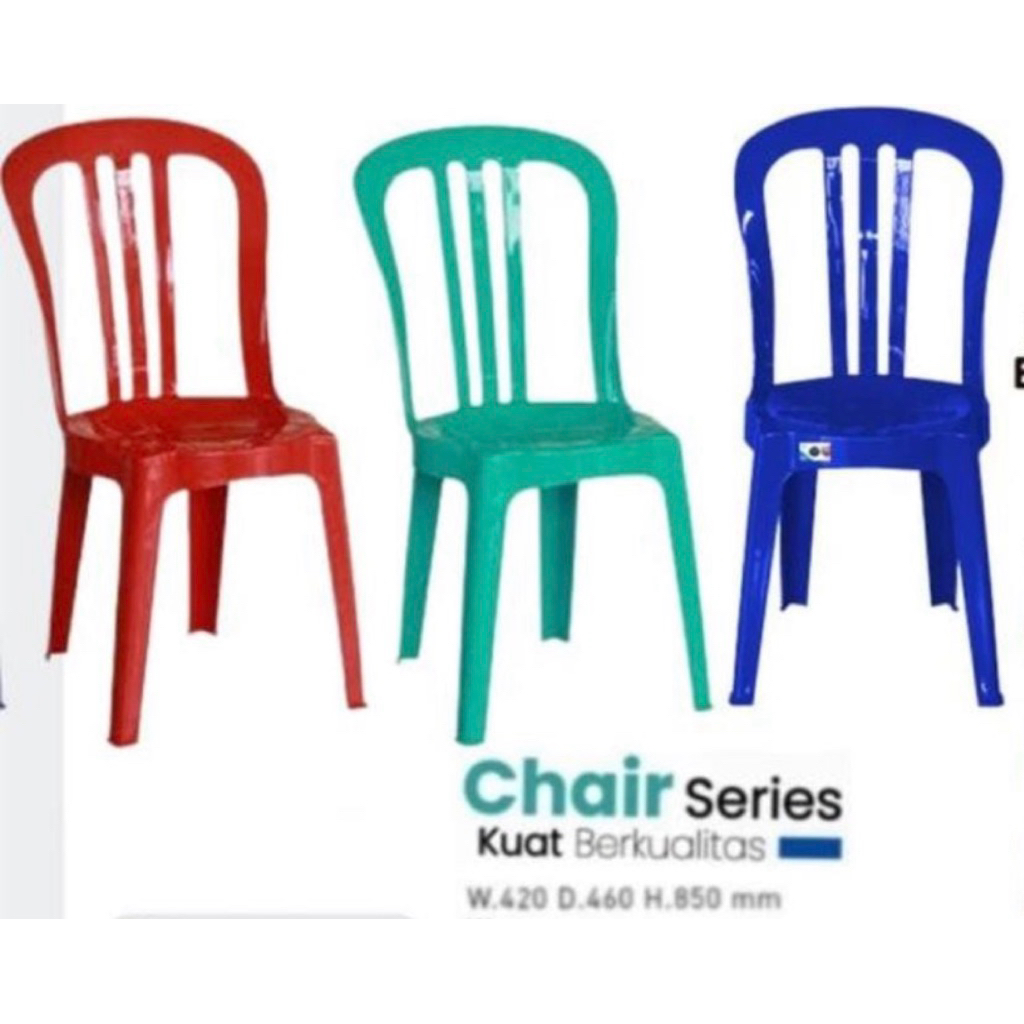 kursi plastik napoly-kursi tenda plastik-kursi makan plastik