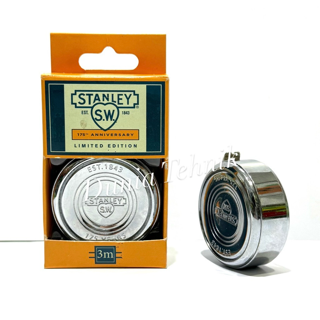 Meteran STANLEY 3 Meter Edisi 175 tahun Anniversary Limited Edition Meteran 3M Full Stainless Asli