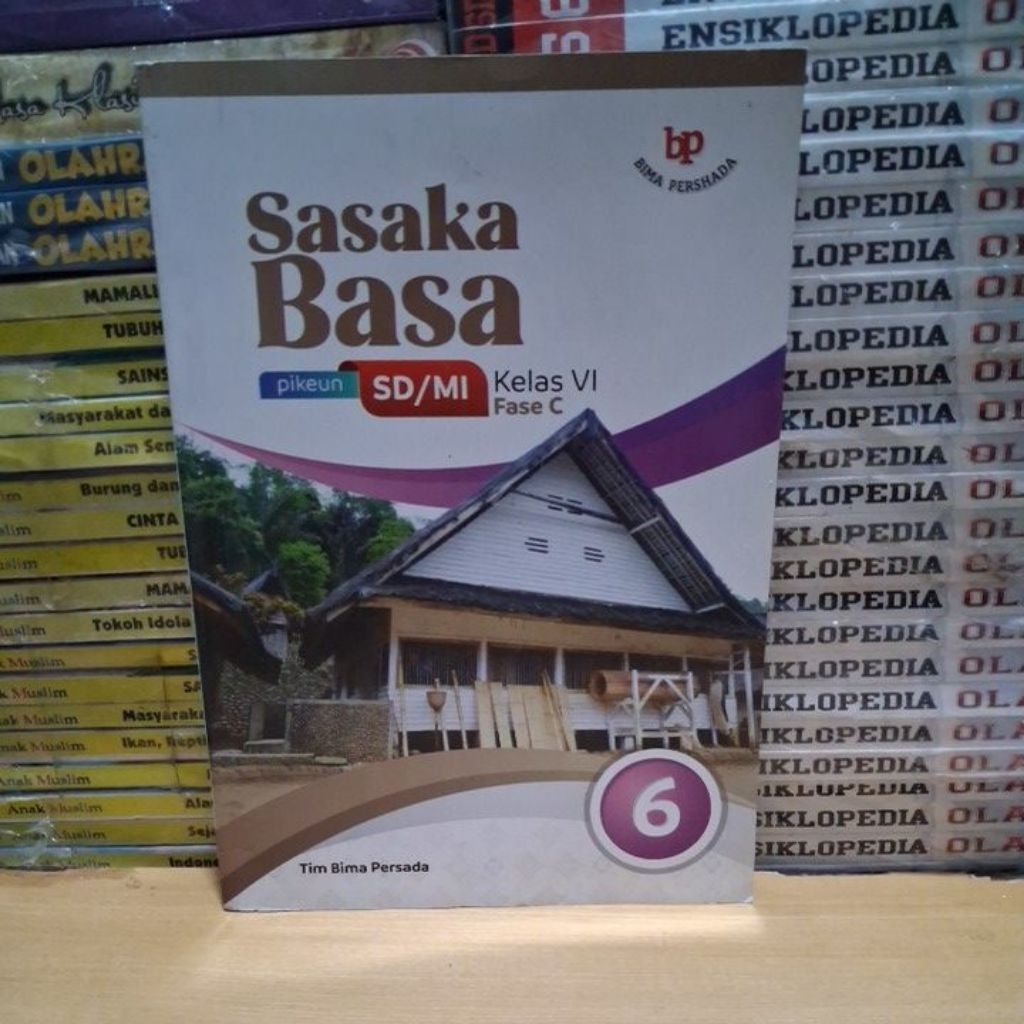 Buku Original Sasaka Basa SD MI Kelas 6 Fase C BINA PERSHADA