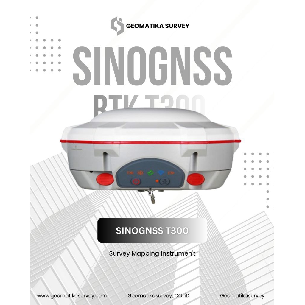 GPS Geodetik RTK SinoGnss T300 Bekas