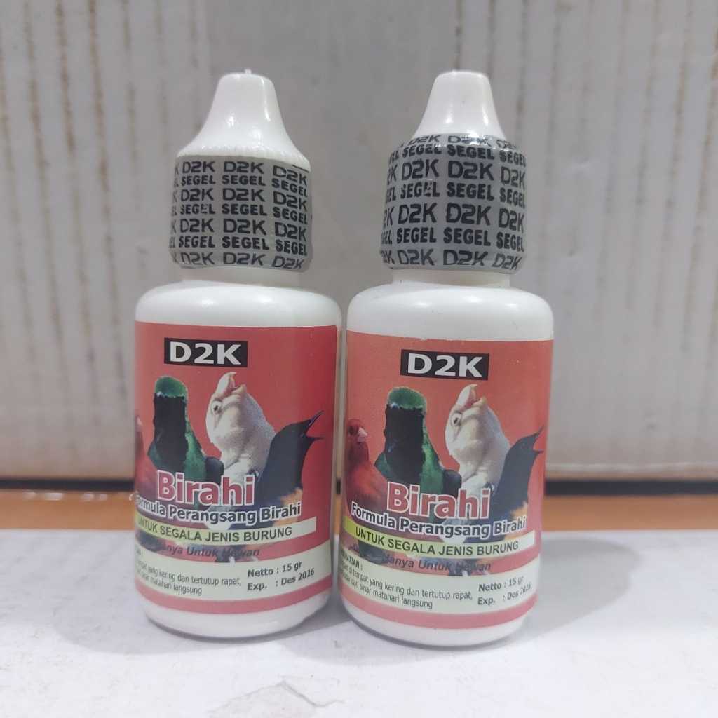 VITAMIN D2K BIRAHI VITAMIN TERNAK BREEDING BURUNG MURAI KACER KENARI