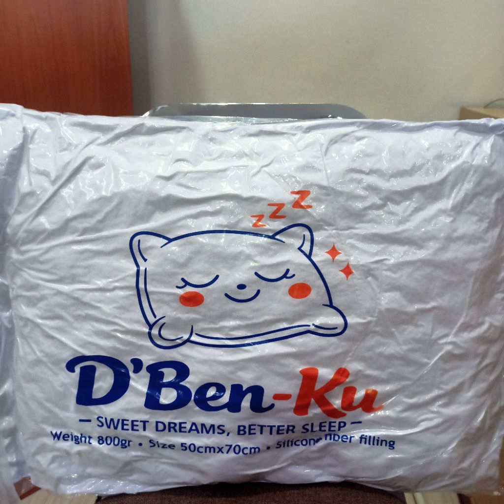 D'Ben-Ku Bantal Silicone Fiber / Serat Silikon 800 gram
