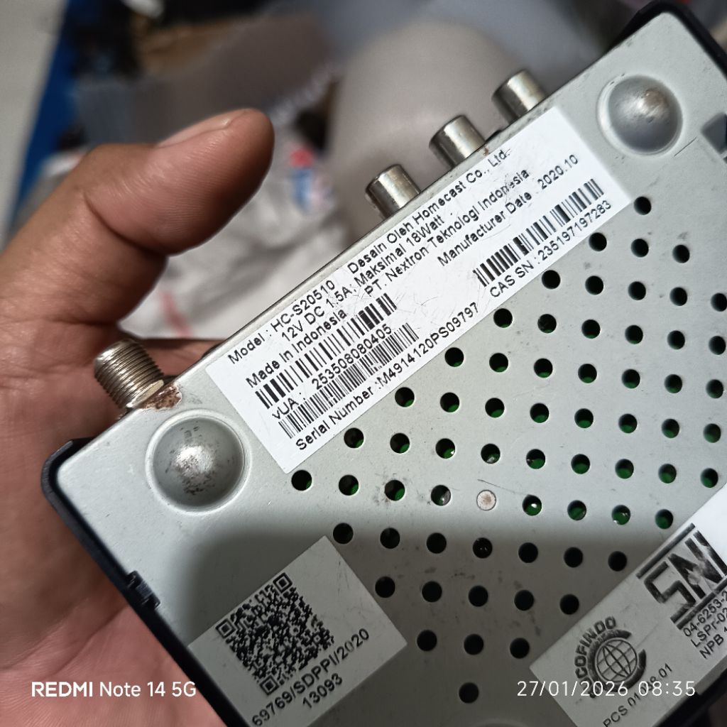 decoder parabola mnc vision HC S20510