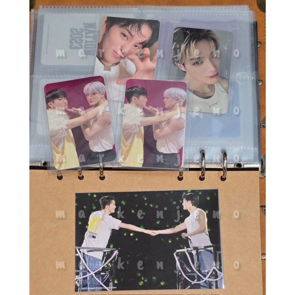 nct dream mark jeno markno pc photocard postcard pob benefit mumo nct nation firstfruit dreamscape r