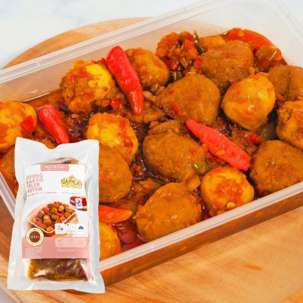 OSENG SAMBAL BAKSO SAPI & TELUR PUYUH FROZEN  - MAKANAN SIAP SAJI - FROZEN FOOD - DARMOJO