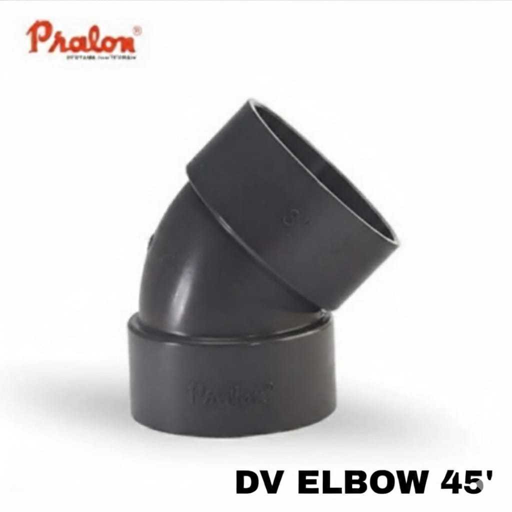Elbow 45 Derajat 2" PRALON Elbow D ( Knee ) Sambungan 45 Derajat