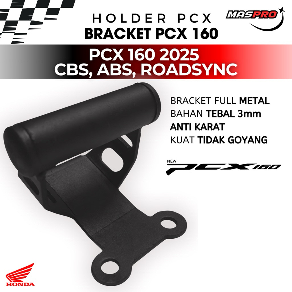 Breket Holder Hp Hungger Pcx 160 2025 2026