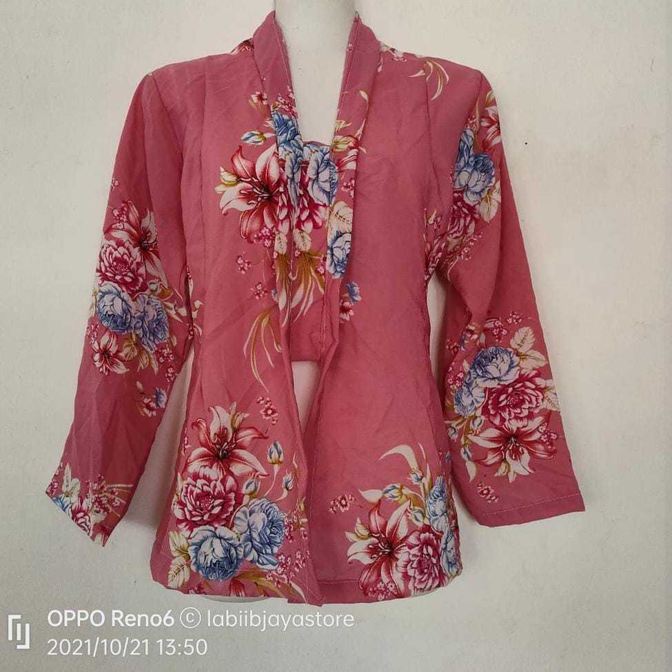 Kebaya Kutubaru Tradisional Bali Terbaru 2025 Kembang Nenek Lengan Panjang Wisuda Jumbo