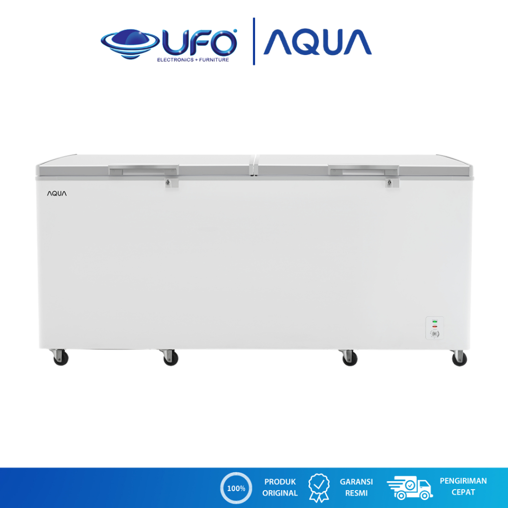 Aqua Chest Freezer Box 2 Pintu 916 Liter AQF980GC