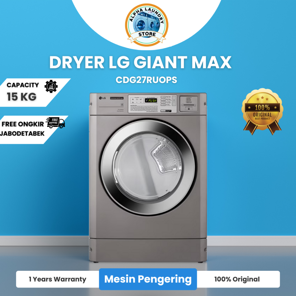 Dryer LG Komersial Giant Max CDG27RUOPS