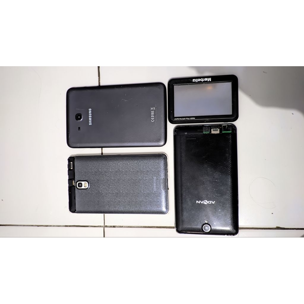 Bahan HP Tab Samsung Advan Evercross dan GPS matot