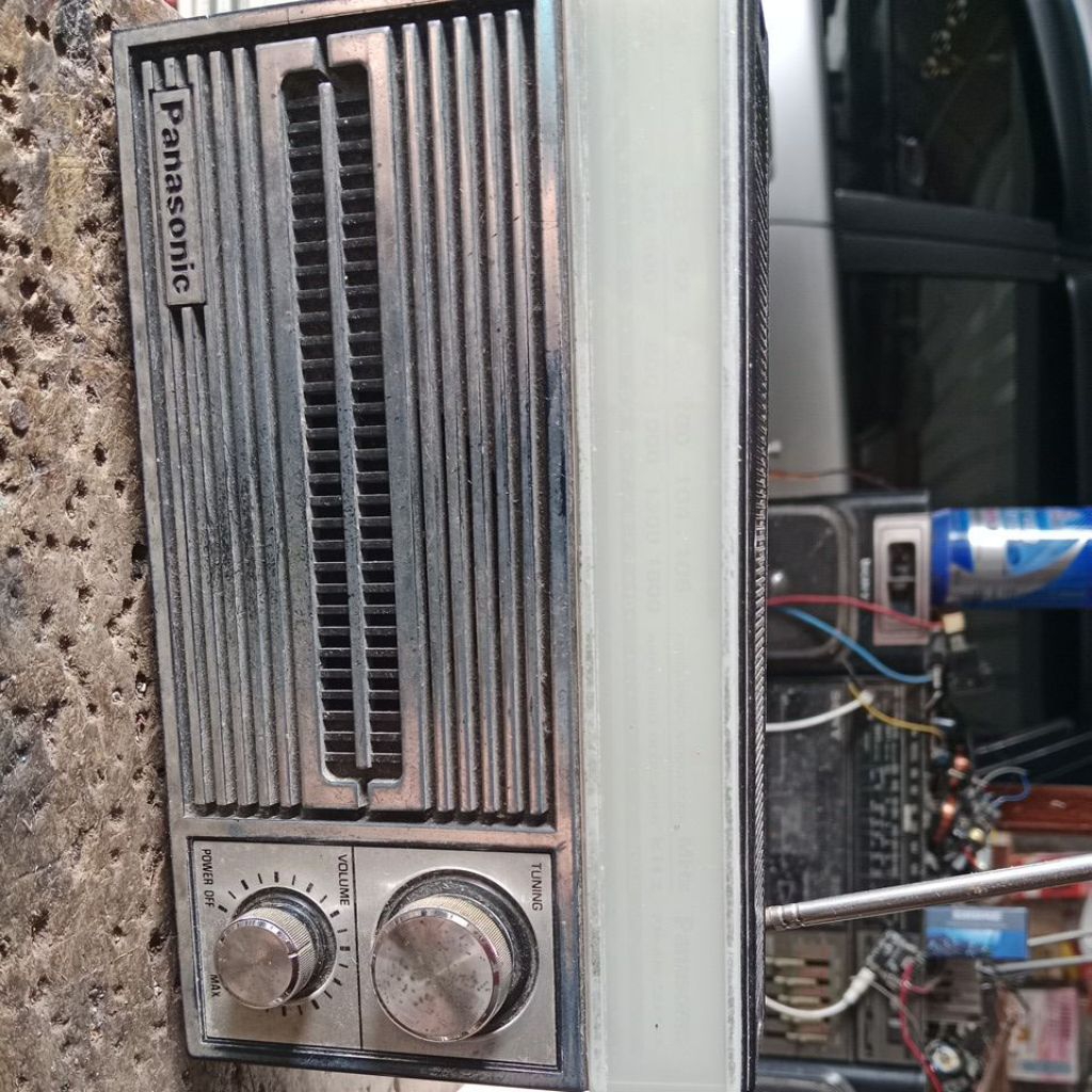radio jadul, Panasonic, AM & FM