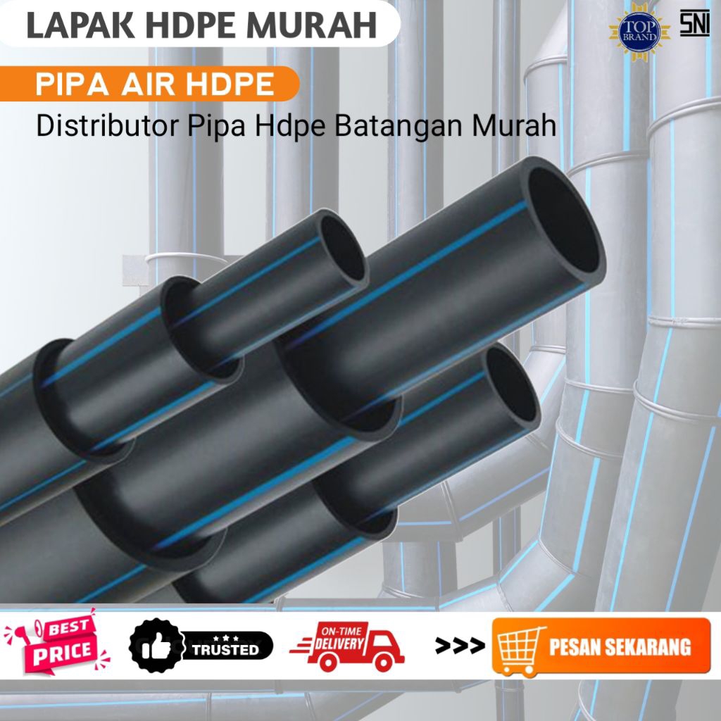Pipa Hdpe 12 Inch | Distributor Pipa Hdpe | Harga 1 Batang