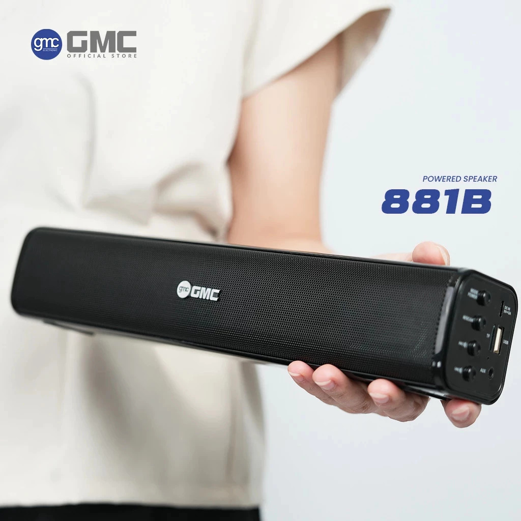 GMC Speaker Bluetooth Portable USB, SD, AV In, FM Radio GMC881B