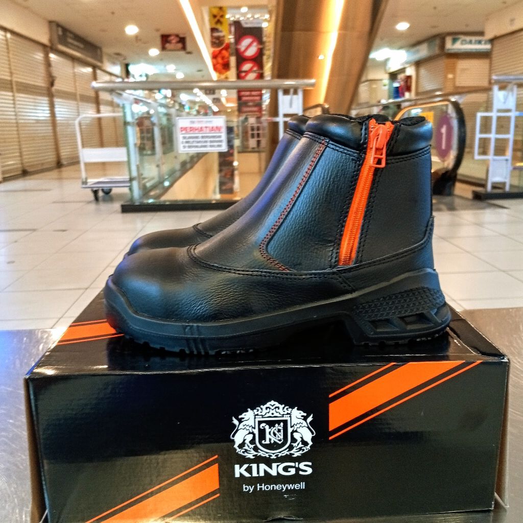 Sepatu Safety King's KWD 206X-Hitam Sepatu Safety Shoes Keselamatan Kerja Proyek Berkualitas Tinggi 