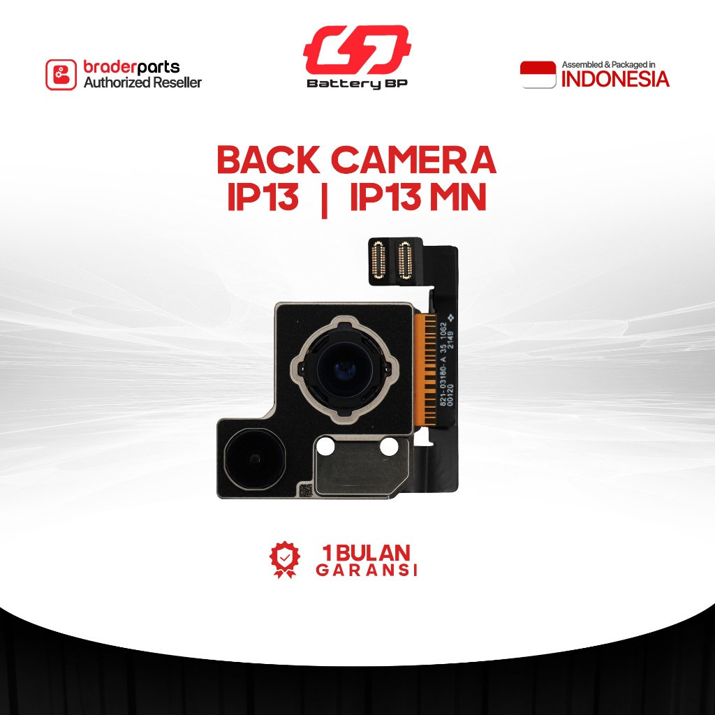Battery BP Braderparts Kamera Belakang / Back Camera For iPhone 13 / 13 Mini