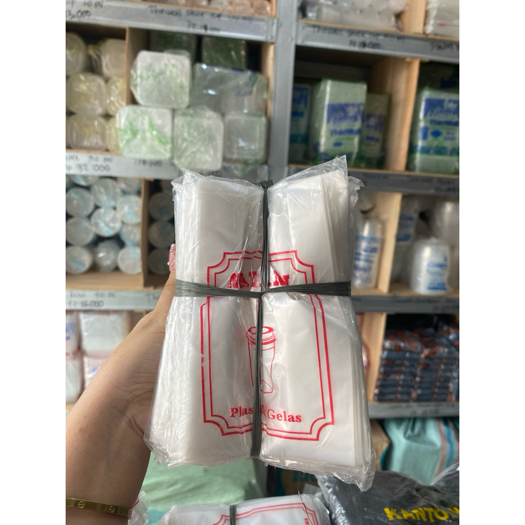 NAYANI KANTONG ES PLASTIK GELAS 1 (1 IKAT 10 BUNGKUS)