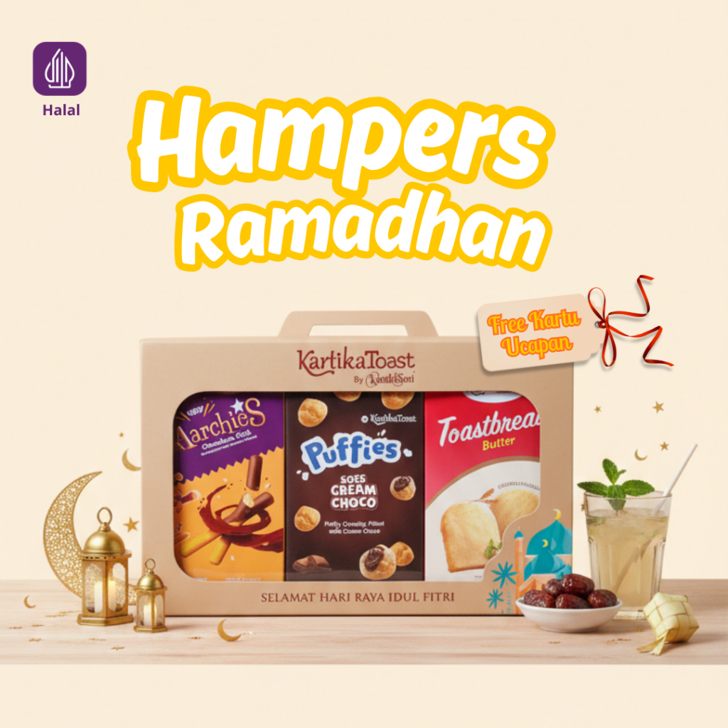 Hampers Kartika Sari Toast Paket Parsel Lebaran Natal Tahun Baru Imlek Hadiah 5s 3s 3s Mini pack