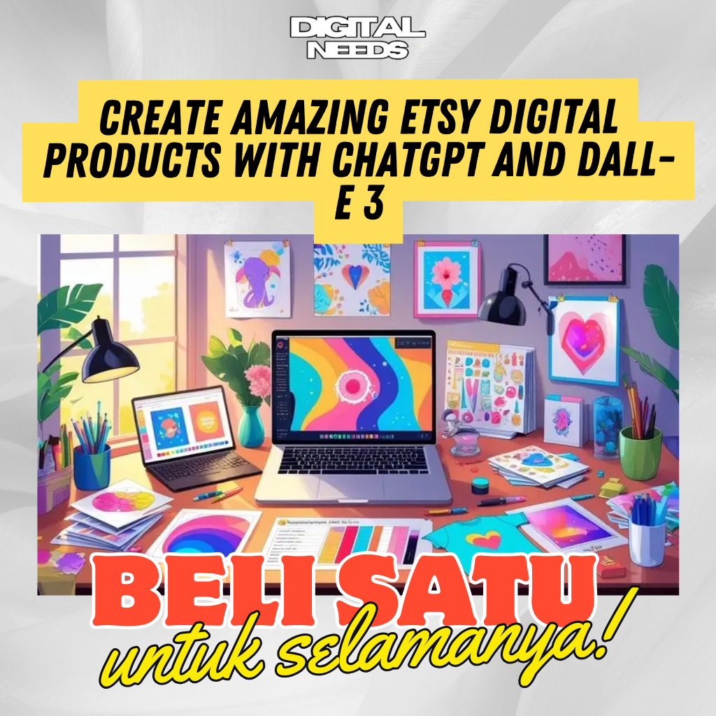 [e-course] Belajar Create Amazing Etsy Digital Products with ChatGPT and DALL-E 3 2026